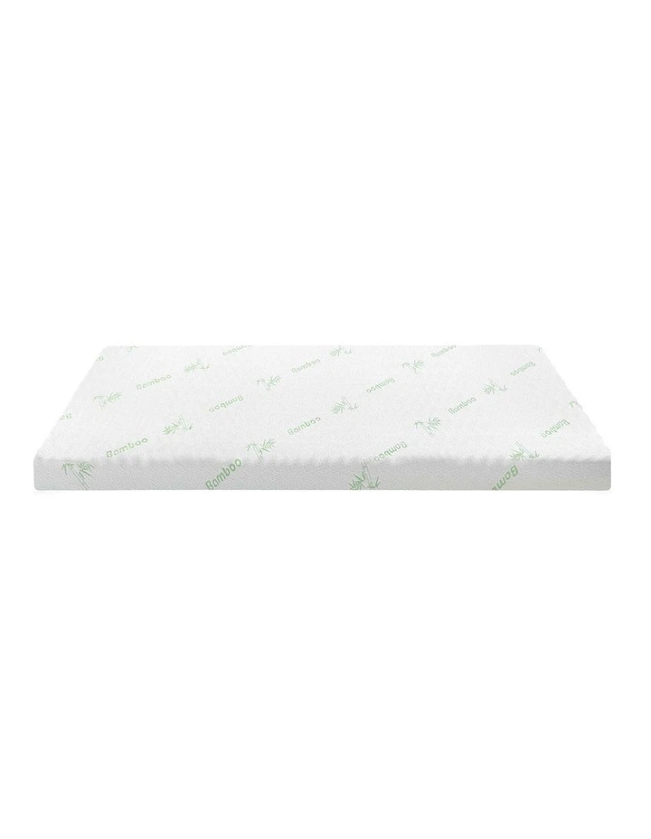 Bedra Memory Foam Mattress Topper Cool Gel Bamboo Cover 7-Zone 8CM King Single image 2