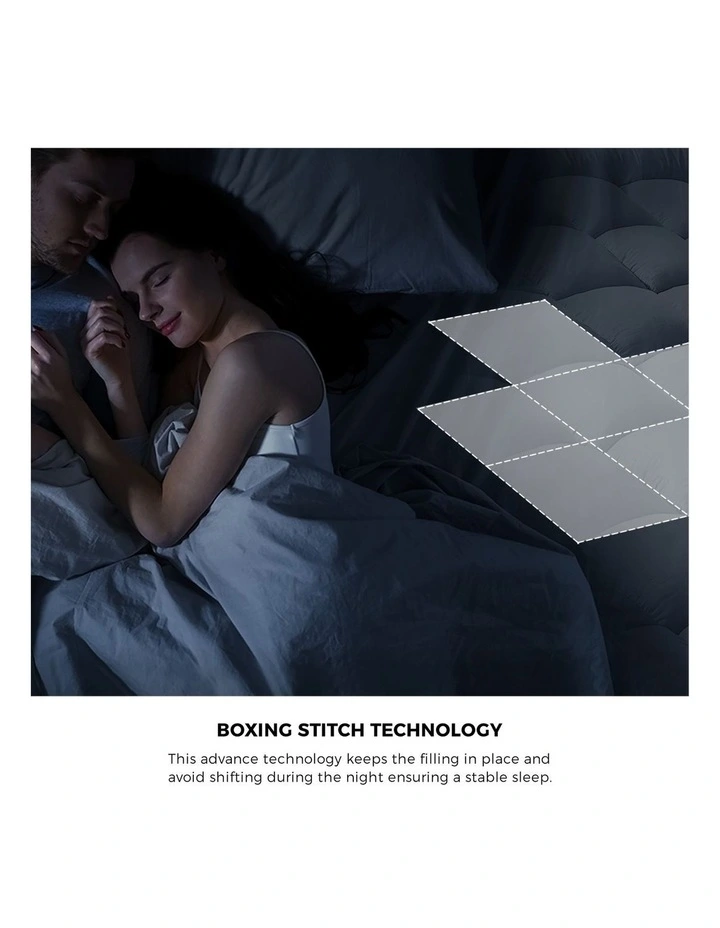 Bedra Microfibre Bamboo Quilt 750GSM Microfiber Duvet Doona Blanket Super King image 6