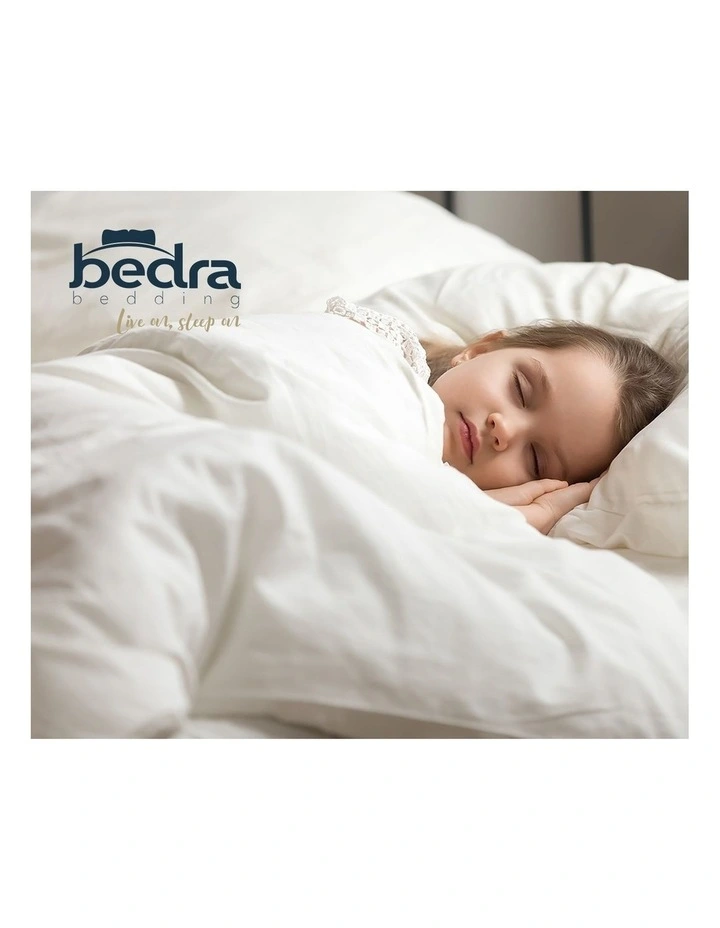 Bedra Microfibre Bamboo Quilt 750GSM Microfiber Duvet Doona Blanket Super King image 7