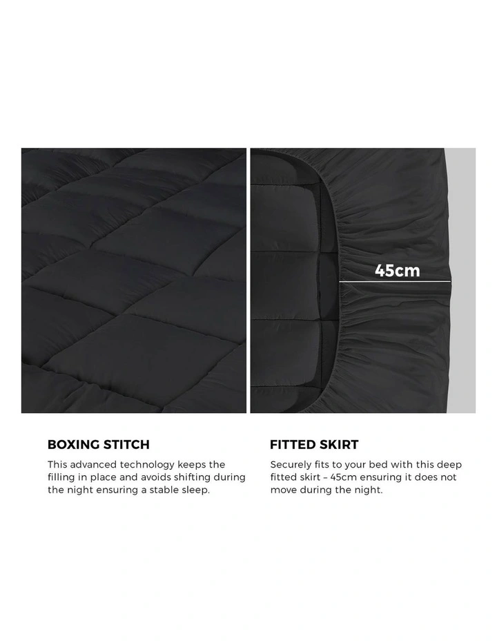 Bedra Mattress Protector Bamboo Charcoal Pillowtop Mattress Topper Cover King image 7