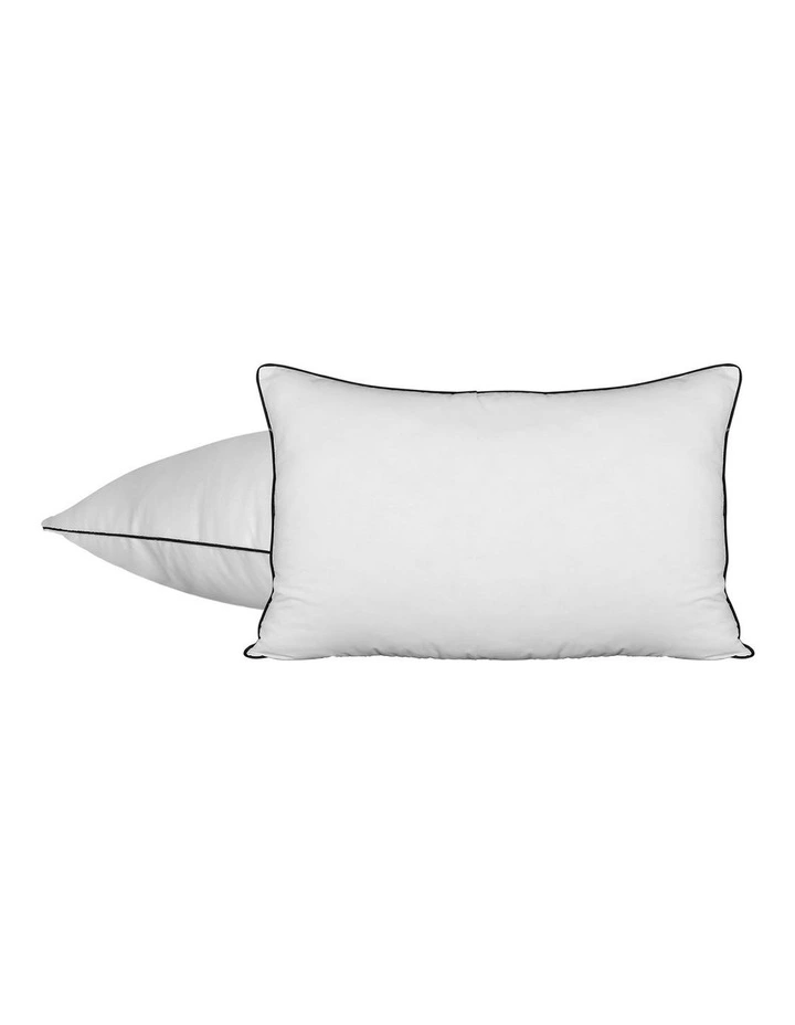 Bedra Pillow Duck Feather Down Standard Pillows Cotton Cover - Twin Pack image 5