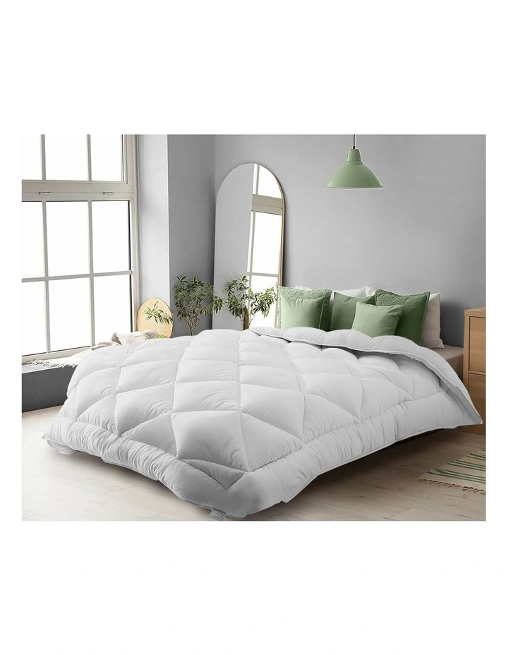 Bedra Microfibre Bamboo Quilt 400GSM Summer Winter Duvet Doona All Season Double image 5