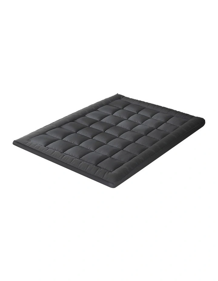 Bedra Mattress Protector Bamboo Charcoal Pillowtop Topper Underlay Cover Double image 2