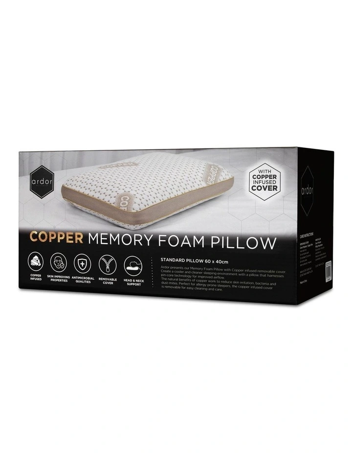 Copper Memory Foam Pillow image 4