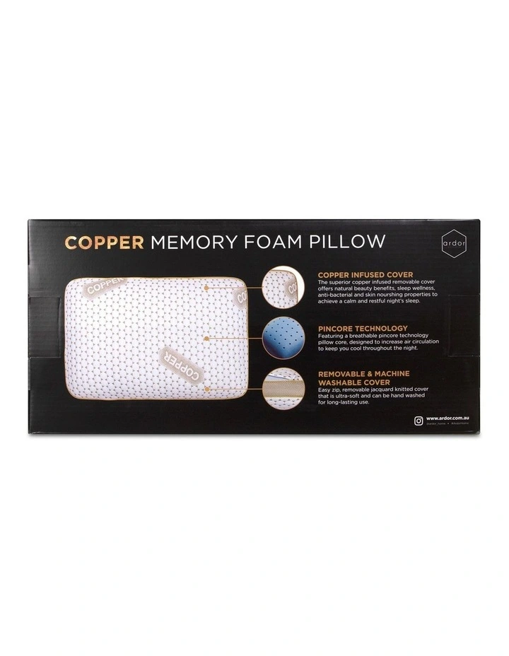 Copper Memory Foam Pillow image 5