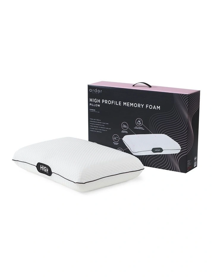 High Profile Memory Foam Pillow image 2