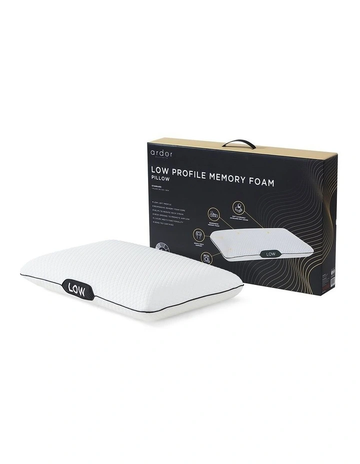 Low Profile Memory Foam Pillow image 2