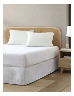 Quilted Valance in White