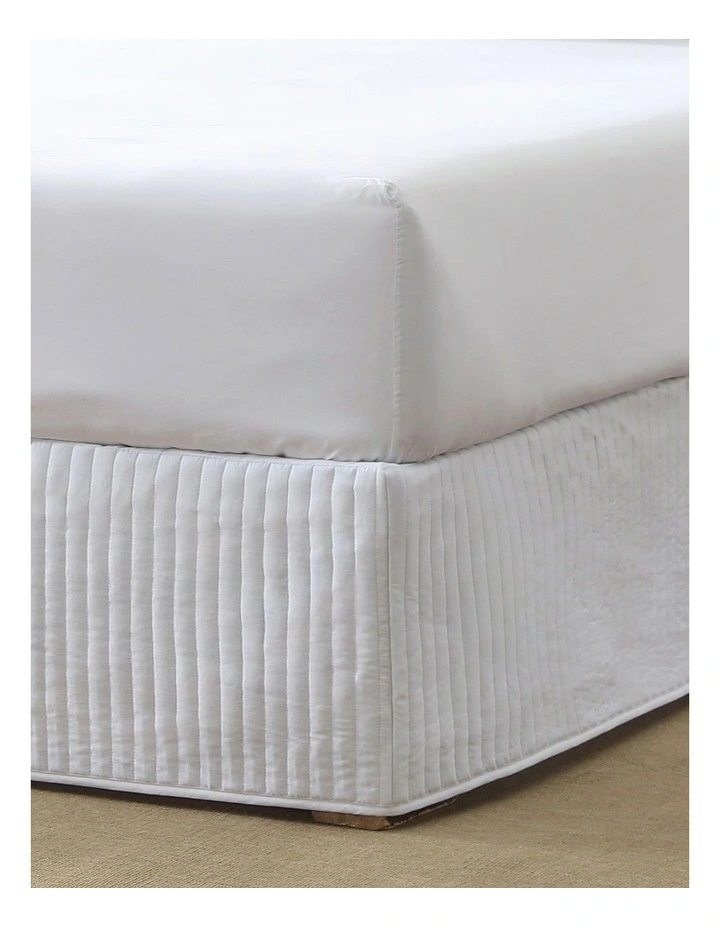 Quilted Valance in White image 2