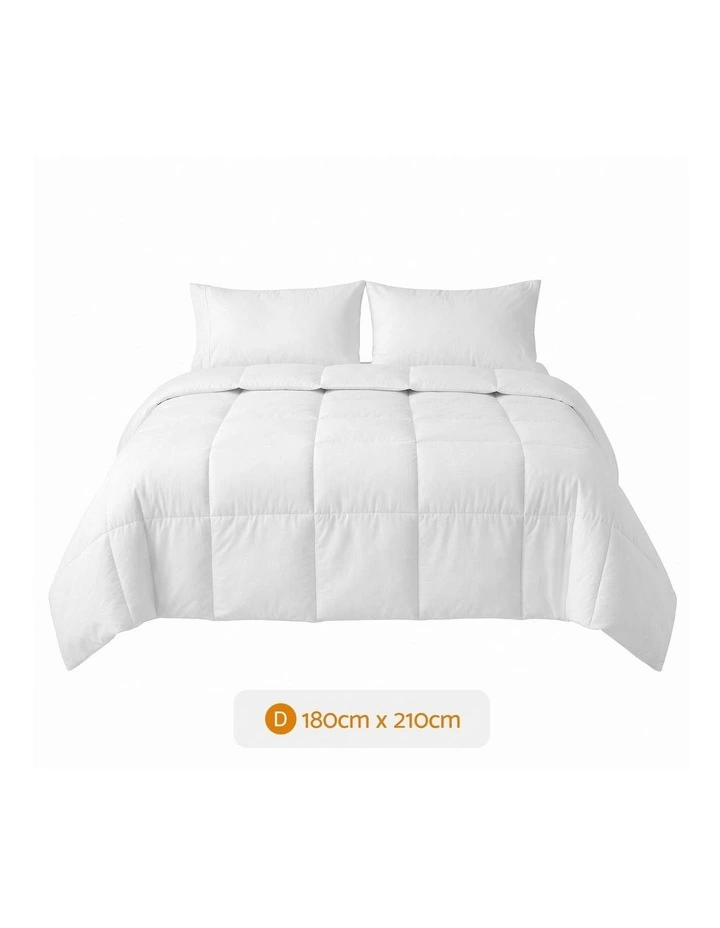 Giselle Bedding Double Quilt, 200GSM Summer Duck Down Feather Doona Insert image 2