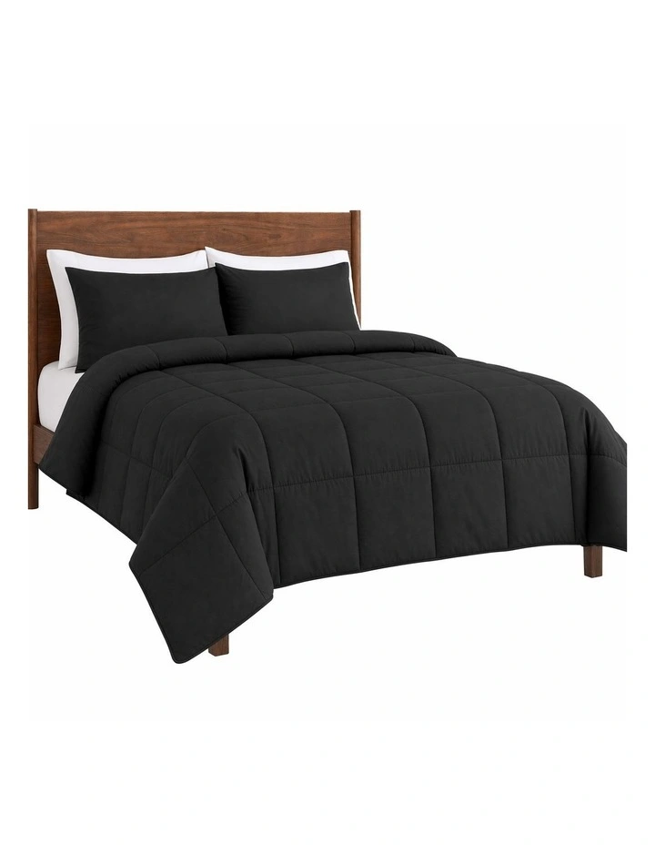 Giselle 200GSM Bamboo Microfibre Super King Quilt Lightweight All Season Doona image 3