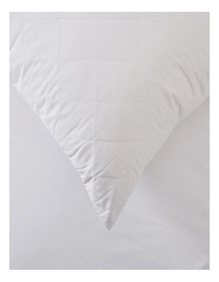 Dreamaker Cotton Quilted Waterproof Standard Pillow Protector Twin Pack image 2