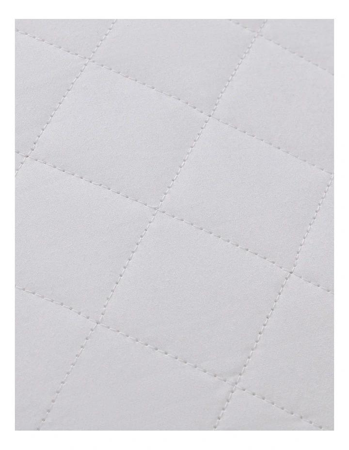 Dreamaker Cotton Quilted Waterproof Standard Pillow Protector Twin Pack image 4