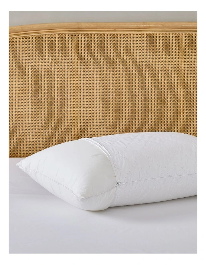Dreamaker Cotton Quilted Waterproof Standard Pillow Protector Twin Pack image 5