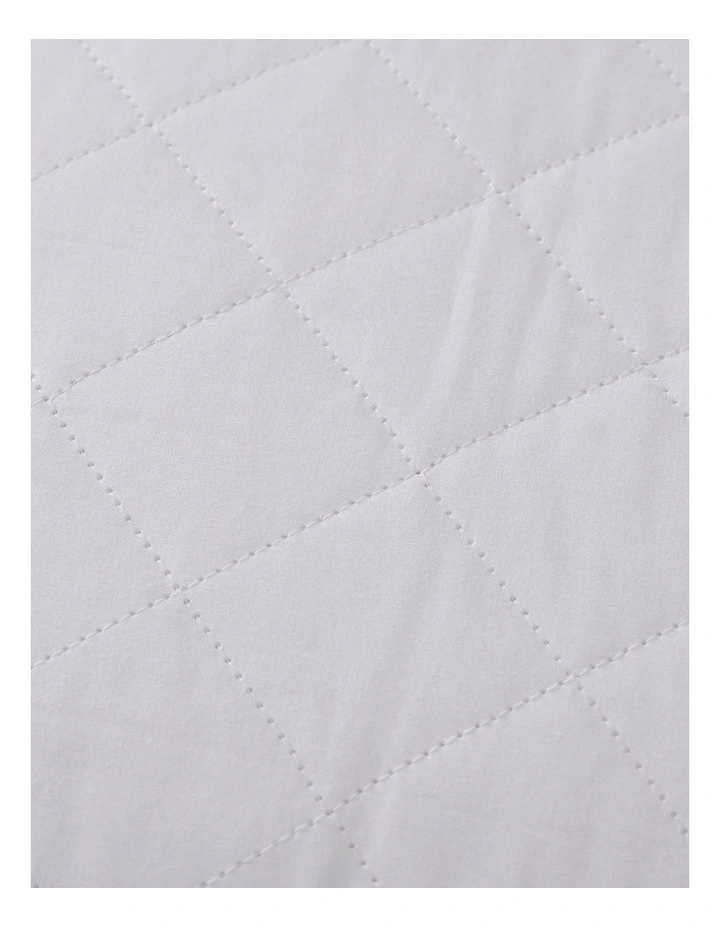 Dreamaker Cotton Quilted Waterproof Euro Pillow Protector Twin Pack image 4