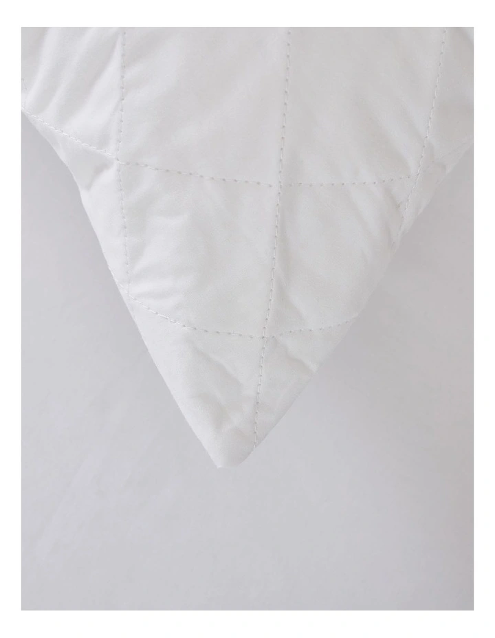 Dreamaker Cotton Quilted Waterproof King Pillow Protector Twin Pack image 2