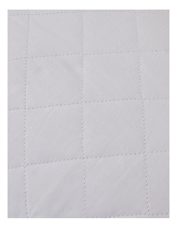 Dreamaker Cotton Quilted Waterproof King Pillow Protector Twin Pack image 4