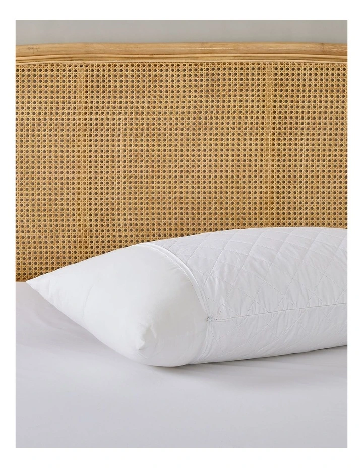 Dreamaker Cotton Quilted Waterproof King Pillow Protector Twin Pack image 5