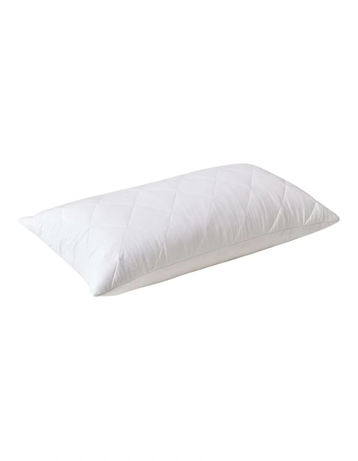 Dreamaker Down Alternative King Pillow with Cotton Cover Pillow Protector image 5