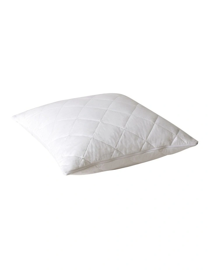 Dreamaker Down Alternative Pillow with Cotton Cover Pillow Protector  Euro image 5