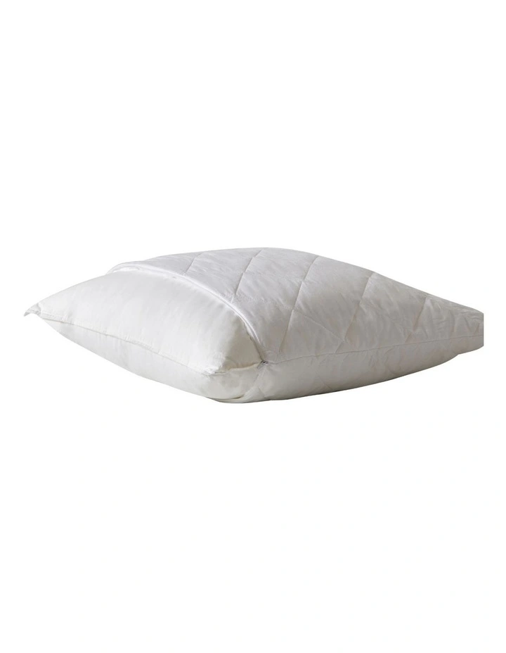 Dreamaker Down Alternative Pillow with Cotton Cover Pillow Protector  Euro image 6