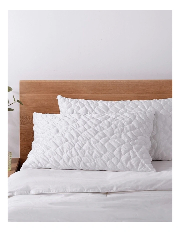 ESSN Cooling Gel Shredded Memory Foam Pillow White 45x70cm image 1