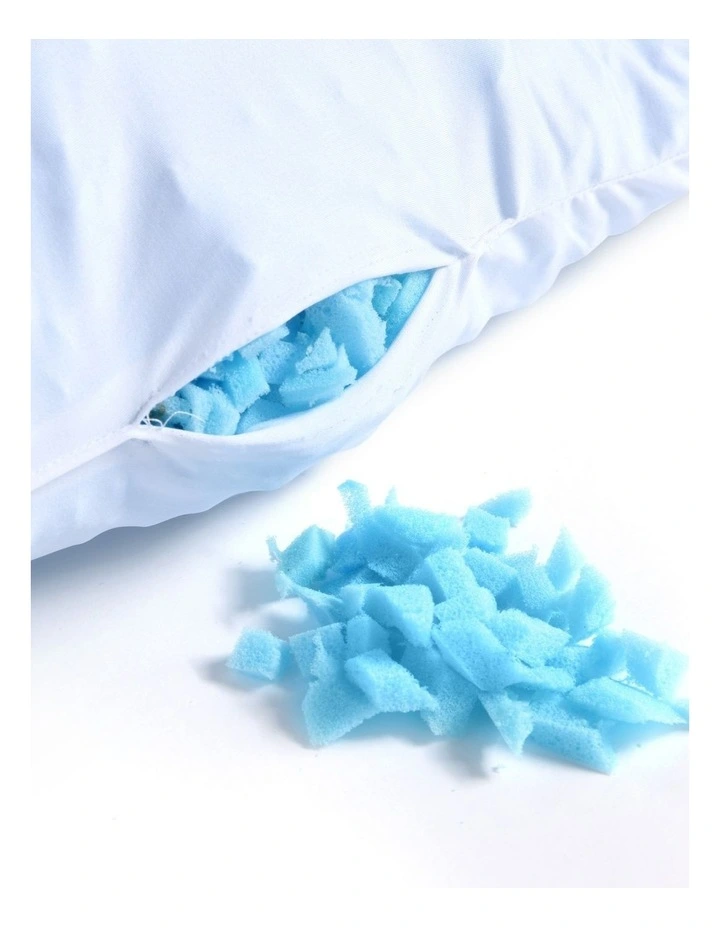 ESSN Cooling Gel Shredded Memory Foam Pillow White 45x70cm image 5