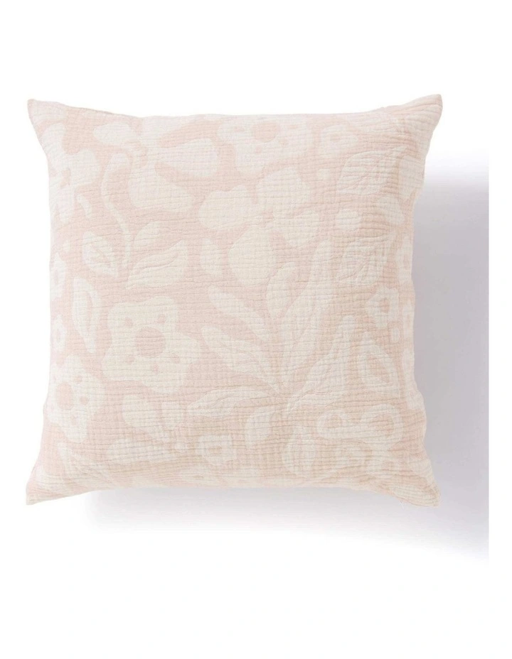 Dreamaker Briar Floral Cotton Cushion Covers Twin Pack 50x50cm in Pink image 5
