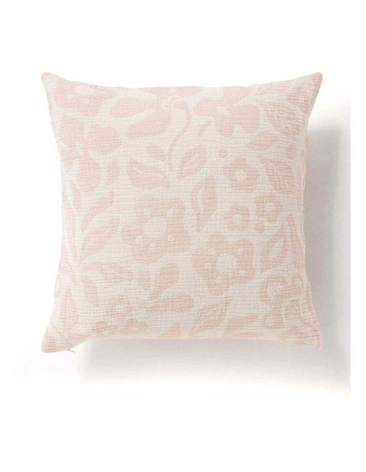 Dreamaker Briar Floral Cotton Cushion Covers Twin Pack 50x50cm in Pink image 6