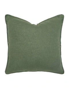 Linen Square Cushion Moss
