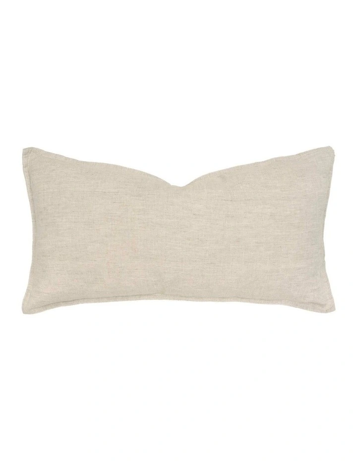Linen Rectangle Cushion Natural image 1