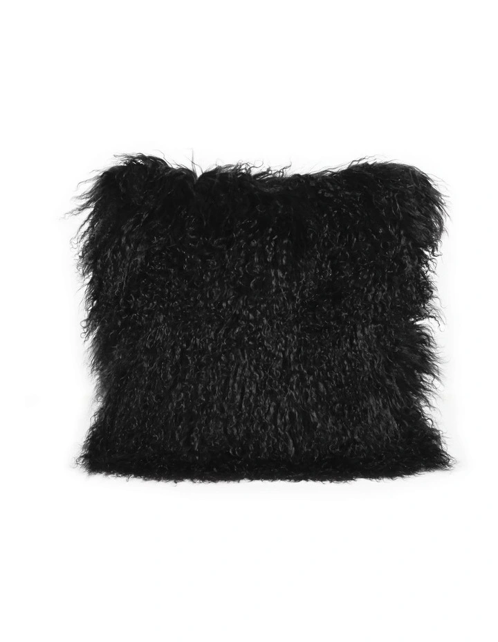 TIBETAN - BLACK - CUSHION image 1