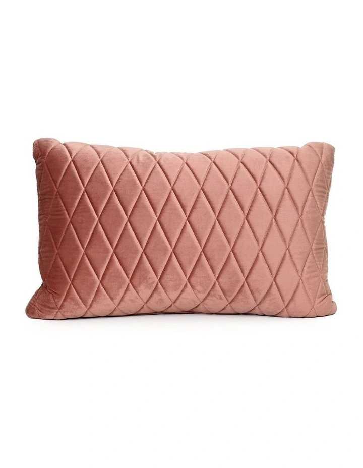 COCO QUILTED - PINK - VELVET CUSHION image 1