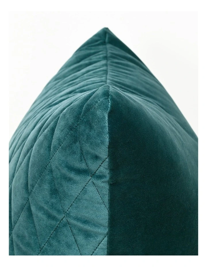 COCO QUILTED - PEACOCK - VELVET CUSHION image 3