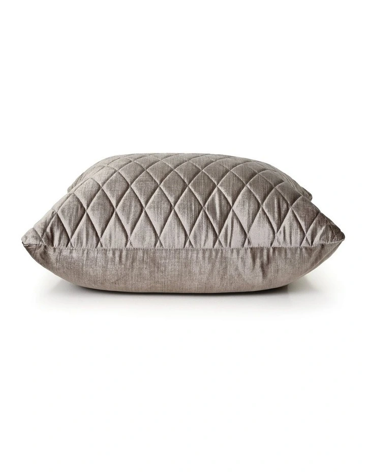 COCO QUILTED - VINTAGE PEBBLE - VELVET CUSHION image 2