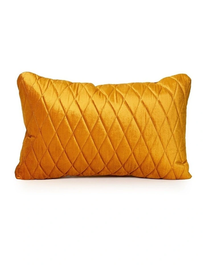 COCO QUILTED - VINTAGE MARIGOLD - VELVET CUSHION image 1