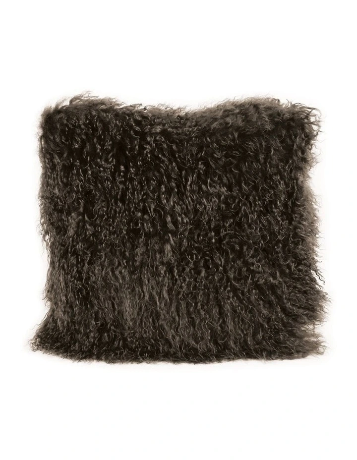 TIBETAN - CHARCOAL - CUSHION image 1