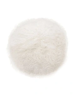 TIBETAN - WHITE - CUSHION