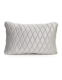 COCO QUILTED - PEBBLE GREY - VELVET CUSHION