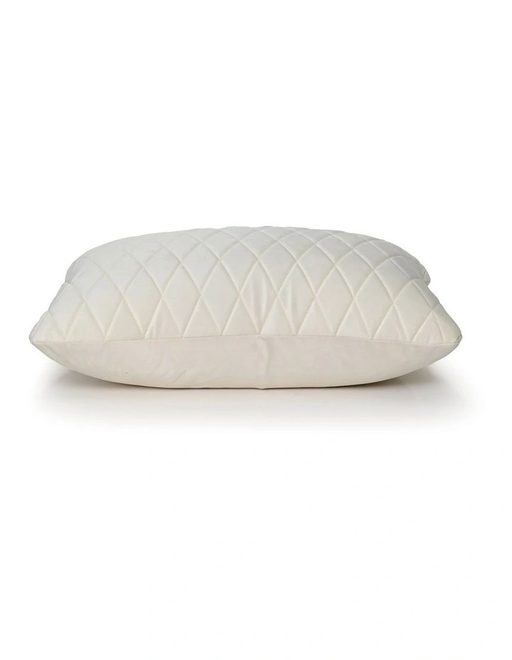 COCO QUILTED - IVORY - VELVET CUSHION image 2
