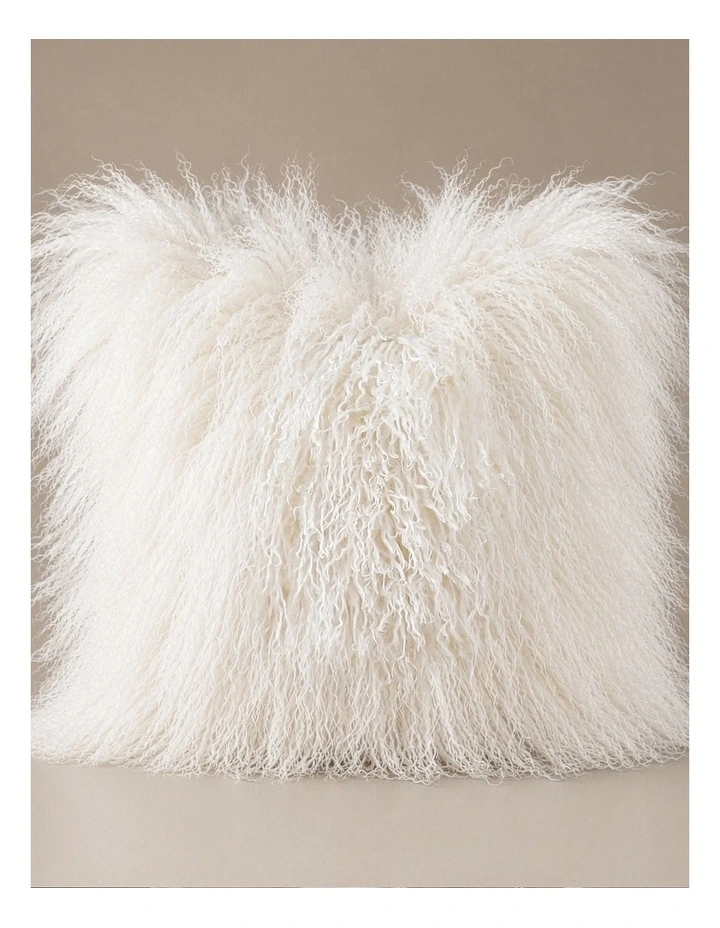 TIBETAN - WHITE - CUSHION image 3