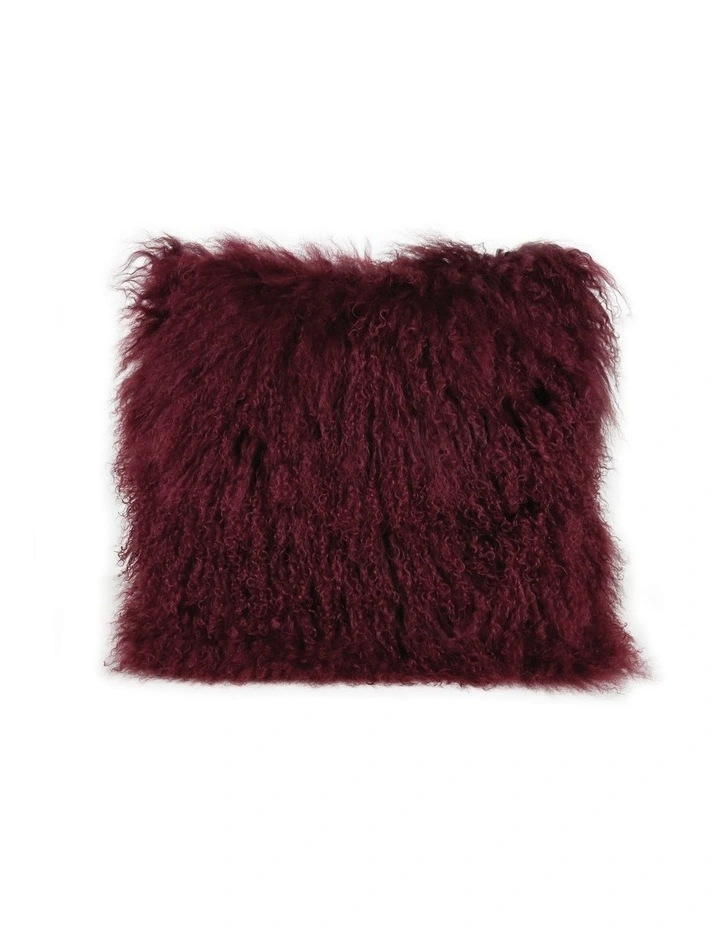 TIBETAN - PLUM - CUSHION image 1