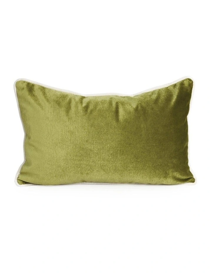SOHO - OASIS - VELVET CUSHION - WHITE PIPE image 1