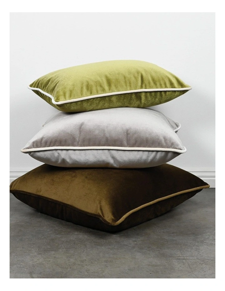 SOHO - OASIS - VELVET CUSHION - WHITE PIPE image 4