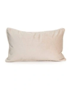 SOHO - CHAMPAGNE - VELVET CUSHION - WHITE PIPE
