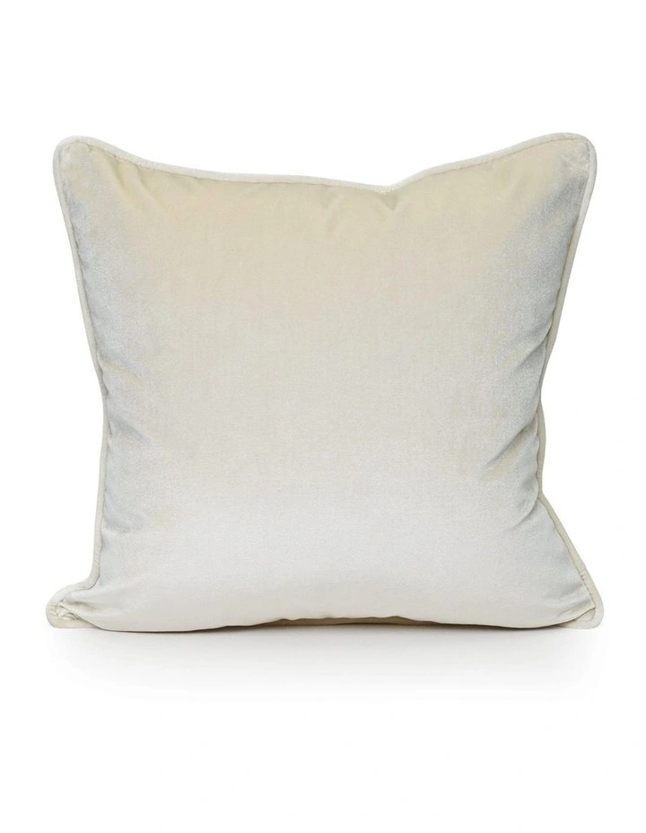 SOHO - CREAM - VELVET CUSHION - SELF PIPE image 1