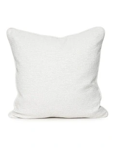 COCO PIPED - TEXTURED PEARL - FABRIC CUSHION - SELF PIPE