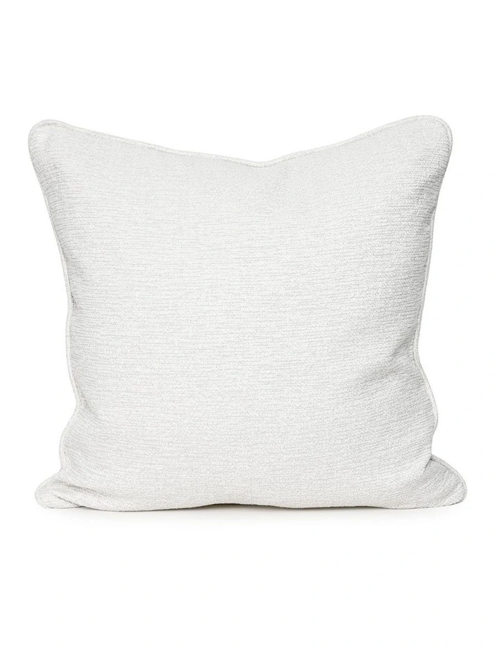 COCO PIPED - TEXTURED PEARL - FABRIC CUSHION - SELF PIPE image 1