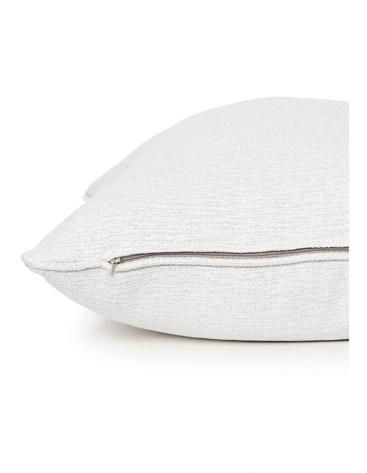 COCO PIPED - TEXTURED PEARL - FABRIC CUSHION - SELF PIPE image 4