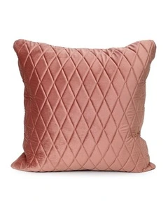 COCO QUILTED - PINK - VELVET CUSHION